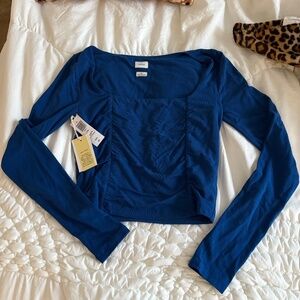 Aritzia Blue Long Sleeve